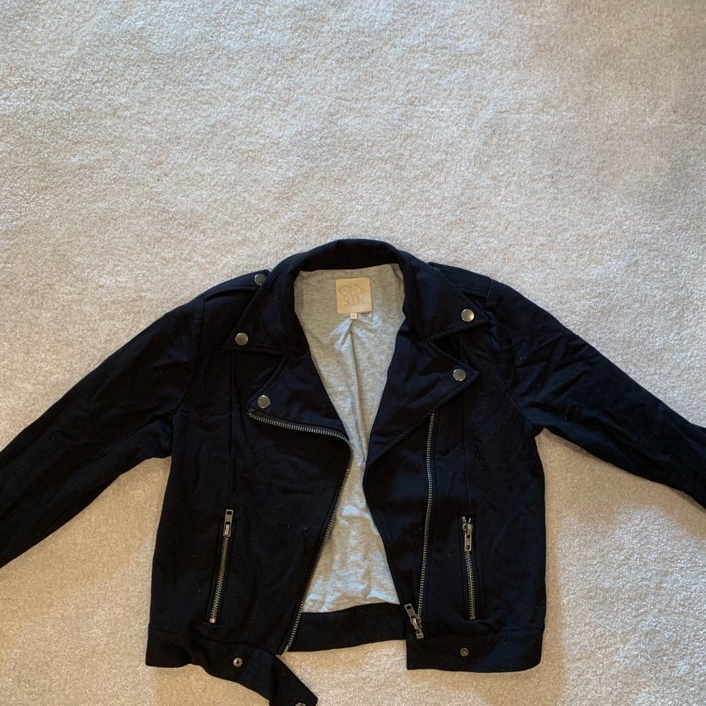 Black Chaser Moto Jacket - Picture 2 of 5